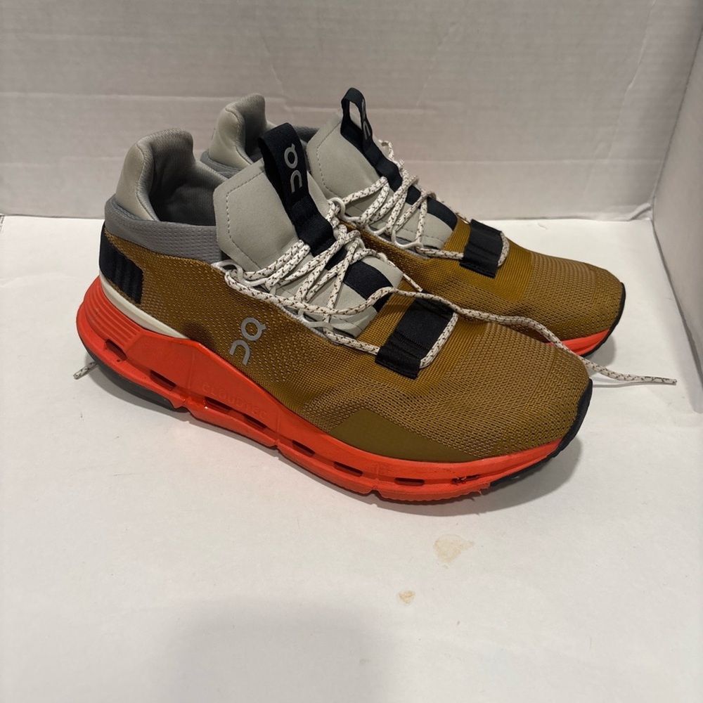 On Cloud Nova Cumin Flame Casual Running Athletic Sneakers Men’s Size 7.5 OC